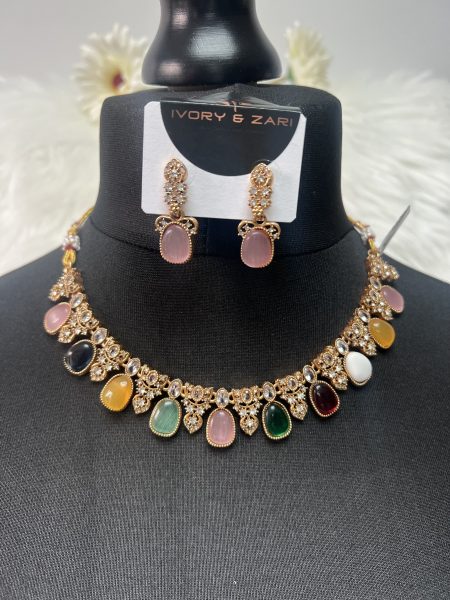 Artificial stone necklace collection – IZ004